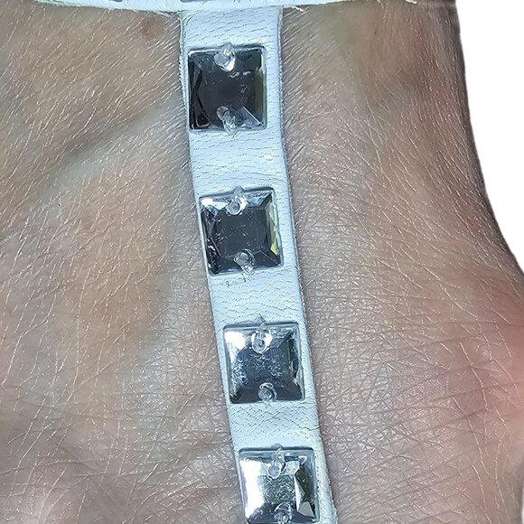 Cole Haan Women's leather silver Embellished Sandals size 9 - Picture 14 of 14